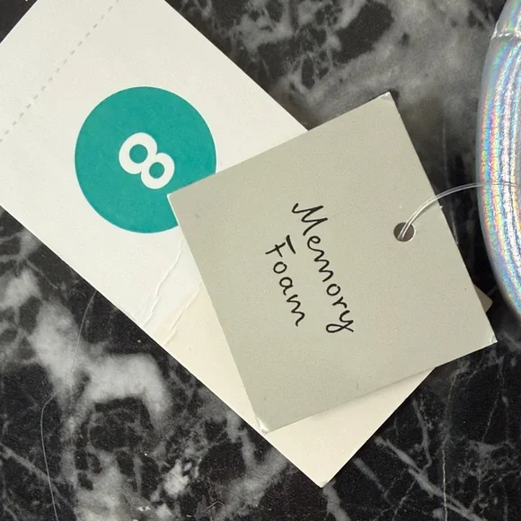 a new day iridescent strappy square-toe sandals - Picture 5 of 5